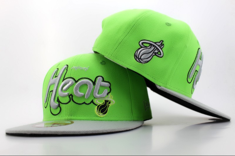 NBA Miami Heat NE Snapback Hat #178